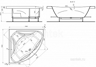 ��������� ����� Santek ���-����� 150�150 ������������ ����� 1WH302399 �� �������� ������� � �. ������� �����