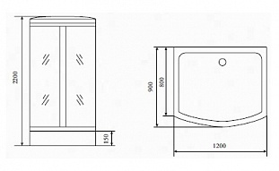 ������� ������ Timo Standart Silver Fabric 120*90*220  (T-6615SF) �� �������� ������� � �. ������� �����