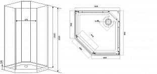 ������� ������ Timo Premium ILMA 90*90*222 (ILMA709) �� �������� ������� � �. ������� �����