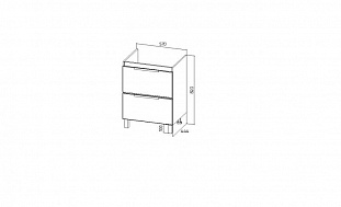 ����� VIANT "������" MODUO 60 2 ����� ����� 444�570�820 (VBER60MDBEL-T2Y) �� �������� ������� � �. ������� �����