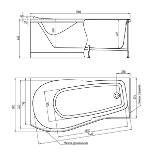 ��������� ����� TIMO  VINO 1500*900*660 (VINO1590L) �� �������� ������� � �. ������� �����