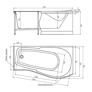 ��������� ����� TIMO  VINO 1700*920*660 (VINO1792R) �� �������� ������� � �. ������� �����
