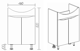 ����� VIANT "���" ������� 50 2 ��� 280�460�820  (VRIM50BA-T2ST) �� �������� ������� � �. ������� �����
