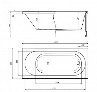 ��������� ����� TIMO  ROHA 1500*700*580 (ROHA1570) �� �������� ������� � �. ������� �����
