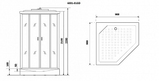 ������� ������ Niagara NG- 6001-01GD (900�900�2200) �� �������� ������� � �. ������� �����