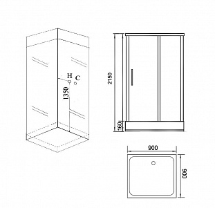 ������� ������ Grossman GR261 (90x90x215) �� �������� ������� � �. ������� �����