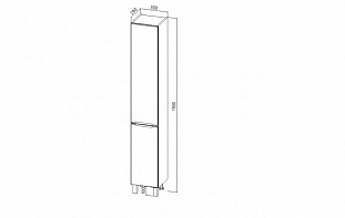 ����� VIANT "������" 2 ��� ������/����� ������ 300�300�1900 (VBER300C-PEN) �� �������� ������� � �. ������� �����