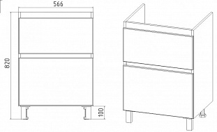 ����� VIANT "������" COMO 60 2 ����� ����� 430�560�820 (VMAL60COBEL-T2Y) �� �������� ������� � �. ������� �����
