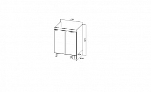 ����� VIANT "������" MODUO 60 2 ��� ����� 444�570�820 (VBER60MDBEL-T2ST) �� �������� ������� � �. ������� �����