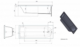 ��������� ����� TIMO MIKA 1800*700*580 (MIKA1870) �� �������� ������� � �. ������� �����
