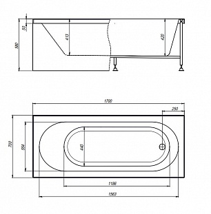 ��������� ����� TIMO  ROHA 1700*700*580 (ROHA1770) �� �������� ������� � �. ������� �����