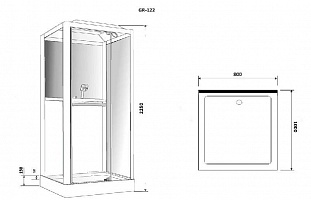 ������� ������ Grossman GR122 (80x100x225) �� �������� ������� � �. ������� �����