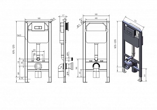 ����������� ������ �������� ������� D&K 500*117*1270�� (DI8050127)