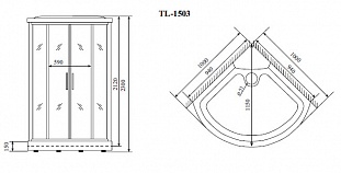 ������� ������ Timo Lux 102*102*230  (TL-1503) �� �������� ������� � �. ������� �����