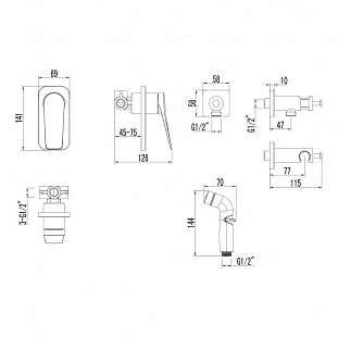 ��������� Lemark Bronx LM3719BL � ������������� �����, ������������ �� �������� ������� � �. ������� �����