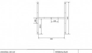 ���� ��� ����� Cersanit UNIVERSAL 140-150 �� �������� ������� � �. ������� �����
